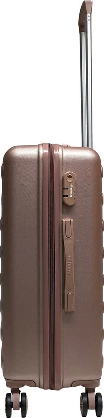 Groothandel ???? Benzi Valencia Middelgrote Koffer 67 Cm - 60 Liter Rose Gold ???? 4 Groothandel ???? Benzi Valencia Middelgrote Koffer 67 Cm - 60 Liter Rose Gold ???? - Afbeelding 2
