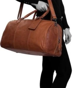 Nieuw ???? Chesterfield Leren Reistas / Weekendtas Liam - 35 Liter - Cognac ✔️ -Herschel Shop 354x840 1