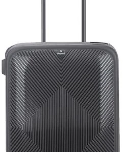 Nieuw ???? Decent ???? Handbagage Koffer / Trolley / Reiskoffer - 55 Cm - 43 Liter - Axiss-Fix - Zwart ❤️