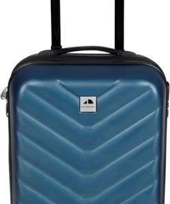 Hete verkoop ???? Spilbergen - Brussels - Reiskoffer - ???? Handbagage - Hardcase - 52 X 33 X 20 Cm - Blauw ????