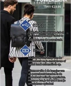 Goedkoopste ???? Burkely On The Move Unisex Rugtas 14'' Met Rits Inclusief Powerbank - Zwart ✔️ -Herschel Shop 372x840