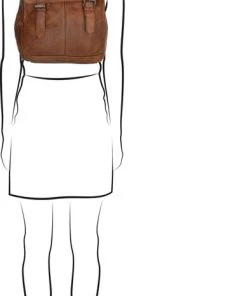 Korting ???? Old West Paint Rock Leren Rugtas - Cognac ???? -Herschel Shop 389x840 3