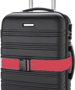 Gloednieuw ???? Merkloos 2x Stuks Cadebo Kofferriemen 180cm - Verstelbaar - Geschikt Voor Iedere Koffer - Rood - Gratis Verzonden ???? -Herschel Shop 389x840 5