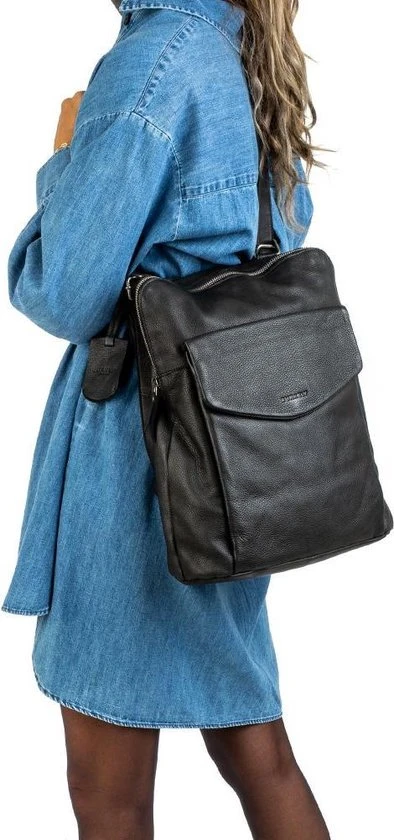 Beste deal ✨ BURKELY Just Jackie ???? Backpack Crossover Rugzak - Zwart ???? 8 Beste deal ✨ BURKELY Just Jackie ???? Backpack Crossover Rugzak - Zwart ???? - Afbeelding 6