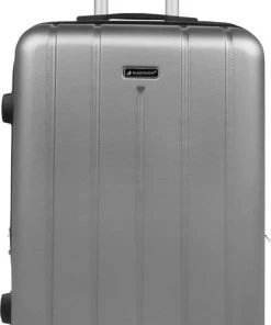 Uitgang ???? Madisson - Reis Koffer - Lichtgewicht Koffer - 4 Wielen - 60 Cm - Cijferslot - Zilver - Black Friday 2022 ????