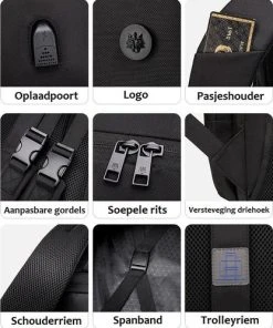 Goedkoopste ???? Golden Wolf Rugzak Anti-diefstal / Rugtas / Reistas / Weekendtas / Schooltas / 46x31x18(of 27)cm (25 Of 37l)/ Laptop 17 Inch / USB -oplaadpoort / Zwart / Waterfles ✨ 17 Goedkoopste ???? Golden Wolf Rugzak Anti-diefstal / Rugtas / Reistas / Weekendtas / Schooltas / 46x31x18(of 27)cm (25 Of 37l)/ Laptop 17 Inch / USB -oplaadpoort / Zwart / Waterfles ✨ -Herschel Shop 416x840 1