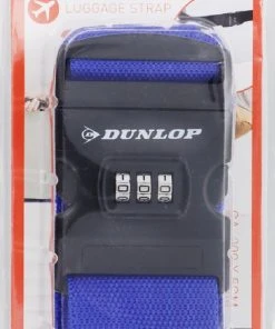 Uitgang ???? Dunlop Bagageriem Blauw 200 X 5 Cm - Kofferriem - Kofferband - Bagageband ????