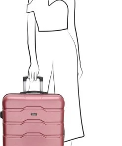 Beste deal ⭐ Beagles Originals Comfy Travel 3 Delige ABS Kofferset - Rosé Goud ???? -Herschel Shop 437x840 2