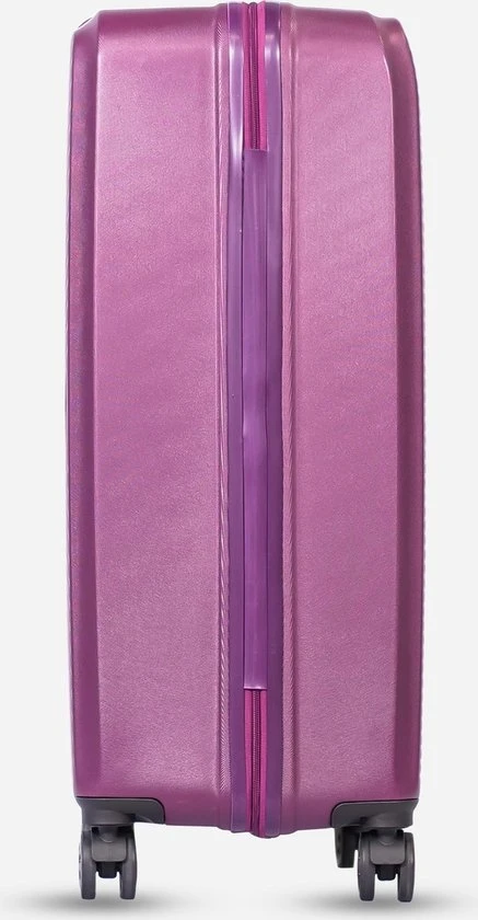 Promo ✨ ©TROLLEYZ - Ibiza No.3 - Reiskoffer 78cm Met TSA Slot - Dubbele Wielen - 360° Spinners - 100% ABS - Reiskoffer In Dazzling Purple ???? 11 Promo ✨ ©TROLLEYZ - Ibiza No.3 - Reiskoffer 78cm Met TSA Slot - Dubbele Wielen - 360° Spinners - 100% ABS - Reiskoffer In Dazzling Purple ???? - Afbeelding 9