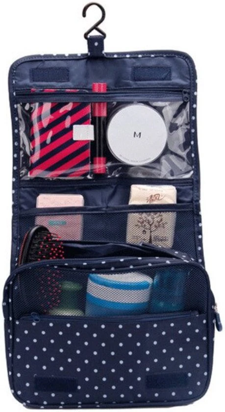Beste Verkoop ???? Merkloos Reis Toilettas Met Haak | Blauw | Stippen | Travel Organizer | Organizer Voor Toiletartikelen | Kamperen & Reizen | Toilet Bag | Make-up Tasje | Organizer Voor ???? Handbagage & Reizen | Ophangbare Toilettas | Toilettas Ophangen ???? 3 Beste Verkoop ???? Merkloos Reis Toilettas Met Haak | Blauw | Stippen | Travel Organizer | Organizer Voor Toiletartikelen | Kamperen & Reizen | Toilet Bag | Make-up Tasje | Organizer Voor ???? Handbagage & Reizen | Ophangbare Toilettas | Toilettas Ophangen ????