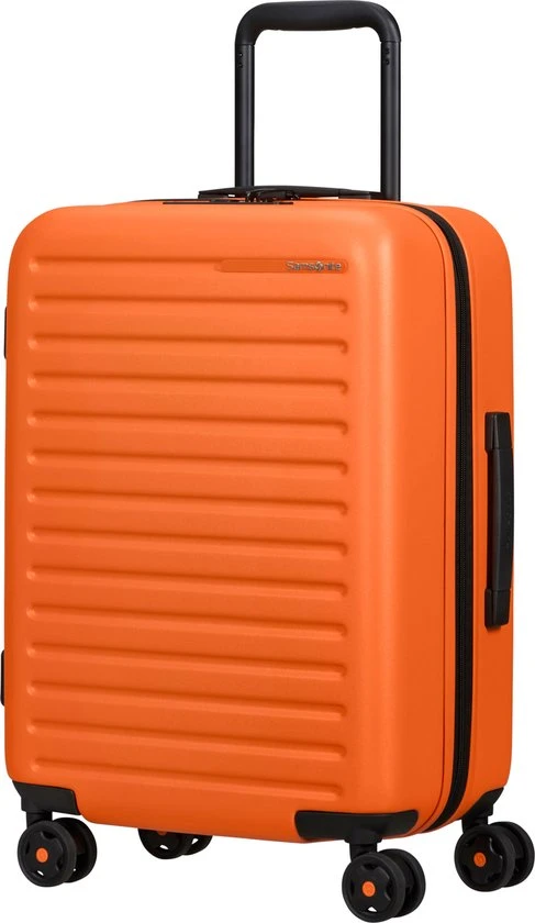 Groothandel ???? Samsonite Reiskoffer - Stackd Spinner 55/20 Exp (Handbagage) Orange ???? 3 Groothandel ???? Samsonite Reiskoffer - Stackd Spinner 55/20 Exp (Handbagage) Orange ????