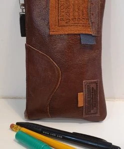 Groothandel ???? Toetie & Zo Handgemaakte Leren Etui Patchwork Bruin, Telefoontas, Makeuptas, Toilettas, Pennenetui, Medicijntasje, Leder ???? -Herschel Shop 491x840 2