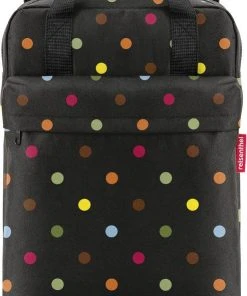 Goedkoop ???? Reisenthel Allday ???? Backpack M Rugzak - 15L - Dots Zwart ????