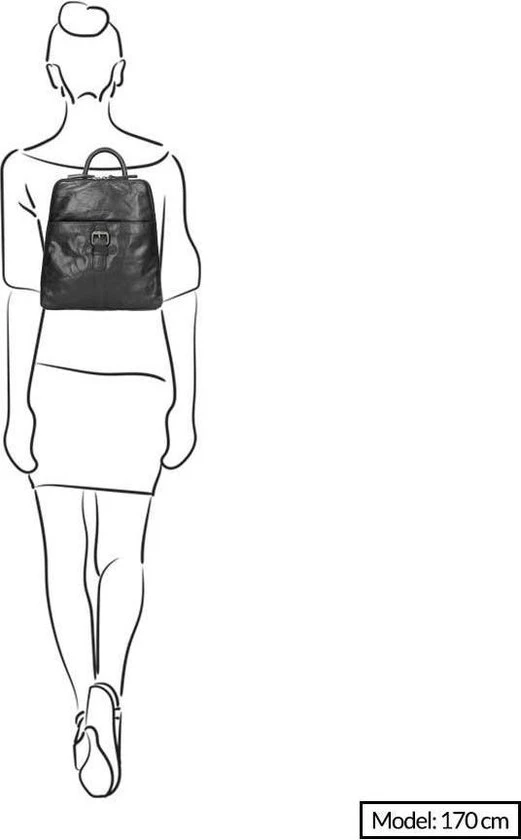 Goedkoop ???? Spikes & Sparrow Rugtas / Rugzak / Schooltas - Bronco - 6 Liter - Leer - Cognac ✔️ 4 Goedkoop ???? Spikes & Sparrow Rugtas / Rugzak / Schooltas - Bronco - 6 Liter - Leer - Cognac ✔️ - Afbeelding 2