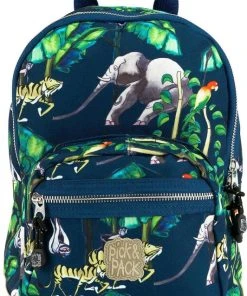 Beste Verkoop ???? Pick & Pack Vrolijke Jungle - Rugzak - Donkerblauw - Maat S ????