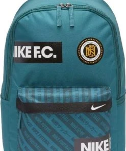 Begroting ???? Nike FC Football ???? Backpack BA6159-381, Voor Een Jongen, Blauw, Rugzak, Maat: One Size ❤️
