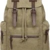 Coupon ???? Heanvèr HEANVER Vintage Canvas Rugzak - Waterdichte Rugtas 27L - 15,6 Inch Laptop Tas - Groen ???? -Herschel Shop 543x840 11