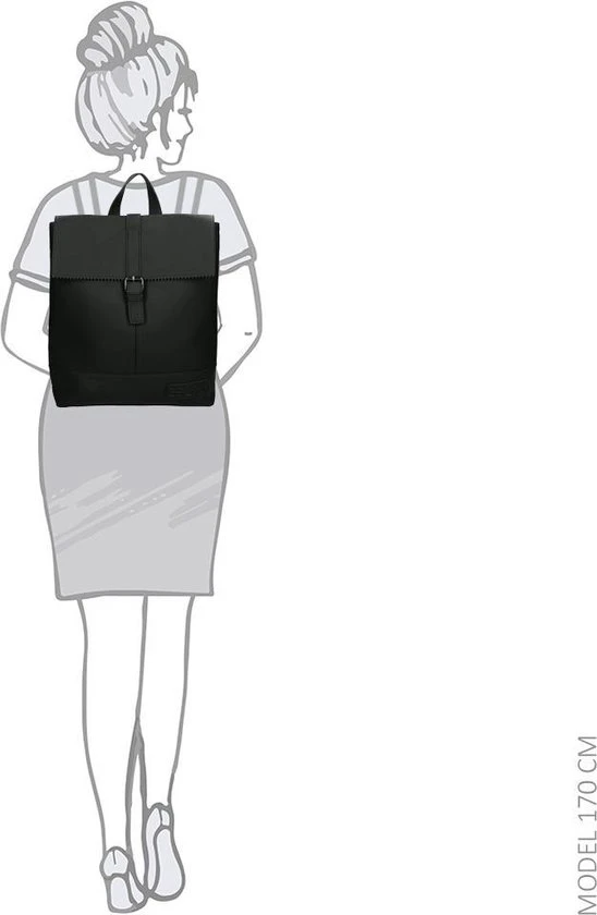 Flash-uitverkoop ???? Zebra Trends Natural Bag ???? Backpack Loiza - Black ???? 9 Flash-uitverkoop ???? Zebra Trends Natural Bag ???? Backpack Loiza - Black ???? - Afbeelding 7