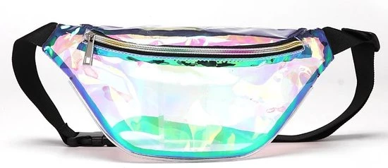 Kopen ???? Merkloos Heuptas Holografisch - Fanny Pack - Buideltasje - Heuptasje Dames - Festival Tasje - Kunststof - 30 X 15 Cm - Transparant - Groen ???? 3 Kopen ???? Merkloos Heuptas Holografisch - Fanny Pack - Buideltasje - Heuptasje Dames - Festival Tasje - Kunststof - 30 X 15 Cm - Transparant - Groen ????