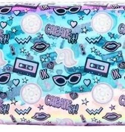 Beste Pirce ???? Create It! Make-up Tasje 17 X 10 X 5 Cm Blauw ✔️