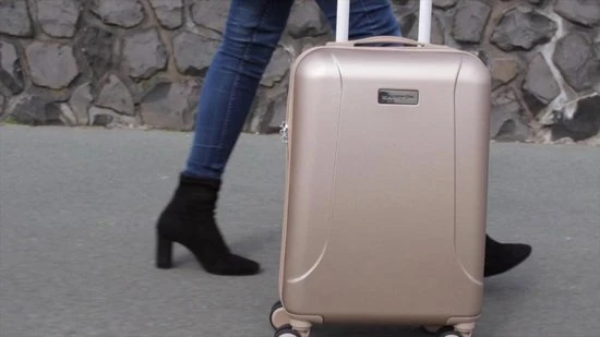 Promo ???? CarryOn Skyhopper Reiskoffer - 78cm TSA Trolley Met OKOBAN - Dubbele Wielen - Wit ???? 4 Promo ???? CarryOn Skyhopper Reiskoffer - 78cm TSA Trolley Met OKOBAN - Dubbele Wielen - Wit ???? - Afbeelding 2