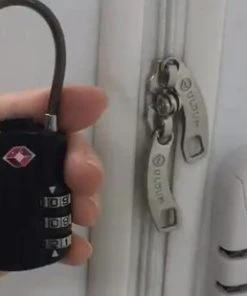 Beste deal ???? Merkloos 2 TSA Koffersloten - Cijferslot - Bagageslot - Hangslot - Zwart - Flexibel Hangslot - Reisslot - ???? Backpack Reisslot - Travel Cabellock - Kofferslot - TSA Cijferslot - Kabelslot ???? -Herschel Shop 550x309 36