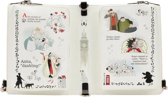Goedkoop ⭐ Disney Loungefly Convertible Bag 101 Dalmatians Book ✨ 9 Goedkoop ⭐ Disney Loungefly Convertible Bag 101 Dalmatians Book ✨ - Afbeelding 7