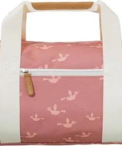 Uitgang ❤️ Fresk Weekendtas Birds - Weekendzak - Sporttas - Reistas -turntas - Kinderzak - Roze ????