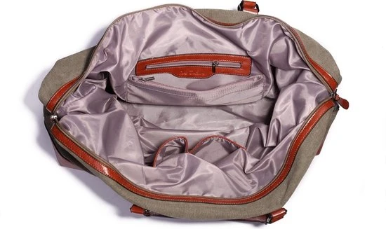 Kopen ⌛ Merkloos Ines Delaure - Weekendtas - Weekender - Reistas - Sport Tas - 35 Liter - Kaki ???? 5 Kopen ⌛ Merkloos Ines Delaure - Weekendtas - Weekender - Reistas - Sport Tas - 35 Liter - Kaki ???? - Afbeelding 3