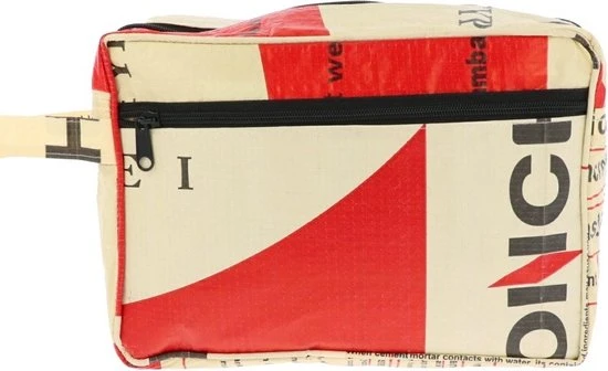 Goedkoop ???? MoreThanHip Toilettas Van Gerecyclede Cementzakken - Yindee Olifant Rood ???? 11 Goedkoop ???? MoreThanHip Toilettas Van Gerecyclede Cementzakken - Yindee Olifant Rood ???? - Afbeelding 9