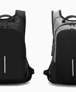 Aanbiedingen ???? Lovnix Multifunctionele Anti Diefstal Rugzak - Unisex Schooltas Met Nummerslot - Met USB Aansluiting En Laptop Vak - Laptoptas/Schooltas/Backpack - Bag-110 Zwart ???? -Herschel Shop 550x358 4