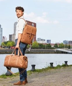 Hete verkoop ???? Enrico Benetti Reistas / Weekendtas / Sporttas 66601 Rotterdam - Kunstleer - Midden Taupe ???? -Herschel Shop 550x366 26