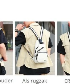 Korting ⌛ San Vitale® - Vegan Leren Slingbag - SBag - Schoudertas - Rugzak - Crossbody Bag - Zwart ???? 14 Korting ⌛ San Vitale® - Vegan Leren Slingbag - SBag - Schoudertas - Rugzak - Crossbody Bag - Zwart ???? -Herschel Shop 550x369