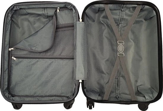 Gloednieuw ???? SB Travelbags 'Expandable' Bagage Koffer 65cm- Zwart ???? 10 Gloednieuw ???? SB Travelbags 'Expandable' Bagage Koffer 65cm- Zwart ???? - Afbeelding 8