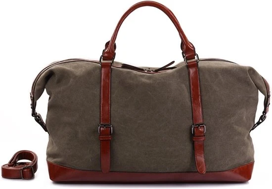 Kopen ⌛ Merkloos Ines Delaure - Weekendtas - Weekender - Reistas - Sport Tas - 35 Liter - Kaki ???? 3 Kopen ⌛ Merkloos Ines Delaure - Weekendtas - Weekender - Reistas - Sport Tas - 35 Liter - Kaki ????