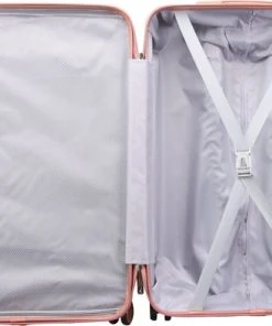 Kopen ???? Royal Swiss - Kofferset - Cijferslot- Lichtgewicht Koffer - 4 Wielen- Rosé Gold ???? -Herschel Shop 550x394 2