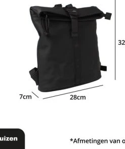 Beste Pirce ???? Van Enkhuizen VanEnkhuizen Rolltop Rugzak 9 Liter - Waterafstotend En Thermo Materiaal - Zwart ???? -Herschel Shop 550x412 12