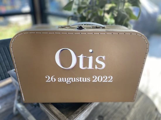 Goedkoop ???? Merkloos Koffertje Karton Bruin Maat L Met Eigen Opdruk - Met Naam ⭐ 5 Goedkoop ???? Merkloos Koffertje Karton Bruin Maat L Met Eigen Opdruk - Met Naam ⭐ - Afbeelding 3