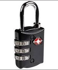 Beste Pirce ???? Voyage Cijferslot TSA Zwart - 3 Cijfers - Wereldwijd Geaccepteerd ✔️