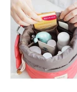 Aanbiedingen ✔️ Bfree Blauwe Make Up Tasje / Toilettas / Etui / Organizer / Opberger - Toilettas / Travel Organizer Reis Toilet Bag Organiser - Dames Make Up Tas Koffer / Opberg Box / Reis Cosmetica Tas / Opbergsysteem / Houder ✔️ -Herschel Shop 550x417 4