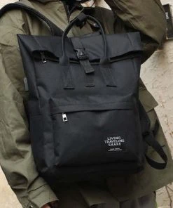 Goedkoop ???? Merkloos San Vitale® - Roll-Top USB - Rugzak – Laptop – 15,6 Inch – ???? Backpack – Waterafstotend – Rugtas – Zwart ???? -Herschel Shop 550x427