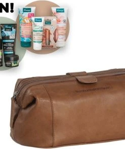 Flash-uitverkoop ???? Chesterfield Vince Leren Toilettas L - Cognac ???? -Herschel Shop 550x456