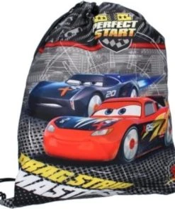 Korting ⭐ Disney Gymtas Cars Perfect Start Jongens 44 Cm Polyester Zwart ????