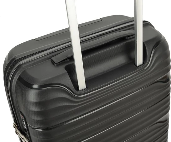 Uitgang ???? Decent EXPLORER PP ???? Handbagage Trolley 55 Cm - 38 Liter - Black ⌛ 7 Uitgang ???? Decent EXPLORER PP ???? Handbagage Trolley 55 Cm - 38 Liter - Black ⌛ - Afbeelding 5