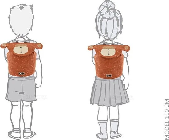 Begroting ✨ Trixie Kinderrugzak ???? Backpack - Bruin ???? 6 Begroting ✨ Trixie Kinderrugzak ???? Backpack - Bruin ???? - Afbeelding 4