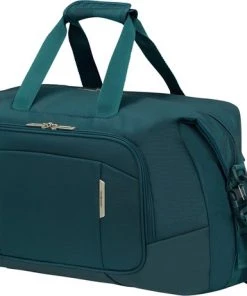 Beste Verkoop ???? Samsonite Reistas Zonder Wielen - Respark Duffle 48/19 Overnighter Petrol Blue ????