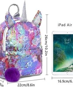 Hete verkoop ???? Mooklin Roam Kinderrugzakken, Voor Kinderen, Meisjes, Dames, Paillettentas Met Eenhoorn, Schoolrugzak, Schoudertas, Rugzak, Voor School, Reizen En Vrije Tijd (pluche Bal: Willekeurige Kleur) ???? -Herschel Shop 550x465 6