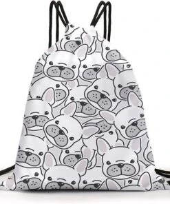 Aanbiedingen ???? Isa's Friends Zwemtas - Gymtas "Puppy" - Luxe Rugtas Met Trekkoorden - School Tas - Rugzak ✨