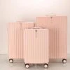 Beste recensies van ???? TOP-AA TOP AA Reis Kofferset - Trolleyset 3-delig Met TSA Slot Aluminum Frame, Kleine Cabine En Groot, ABS Luggage, (20+24+28 Inches 3 Pc Set), Roze/pink ❤️