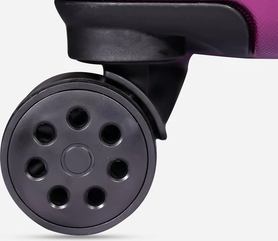 Promo ✨ ©TROLLEYZ - Ibiza No.3 - Reiskoffer 78cm Met TSA Slot - Dubbele Wielen - 360° Spinners - 100% ABS - Reiskoffer In Dazzling Purple ???? 7 Promo ✨ ©TROLLEYZ - Ibiza No.3 - Reiskoffer 78cm Met TSA Slot - Dubbele Wielen - 360° Spinners - 100% ABS - Reiskoffer In Dazzling Purple ???? - Afbeelding 5